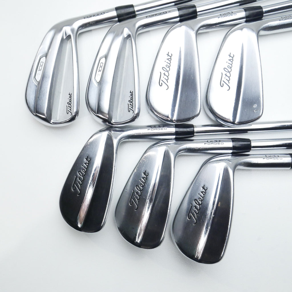 Used Titleist T100 2021 & 620 MB Combo Set Iron Set / 4 - PW / X-Stiff Flex