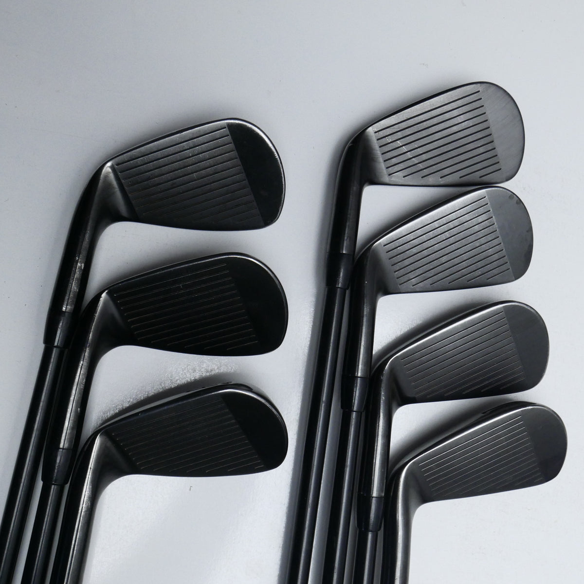 Used Titleist T100 2021 Black Iron Set / 4 - PW / Stiff Flex