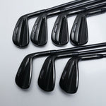 Used Titleist T100 2021 Black Iron Set / 4 - PW / Stiff Flex