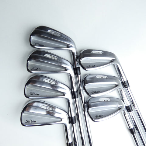 Used Titleist T100 2021 Iron Set / 4 - PW / Regular Flex