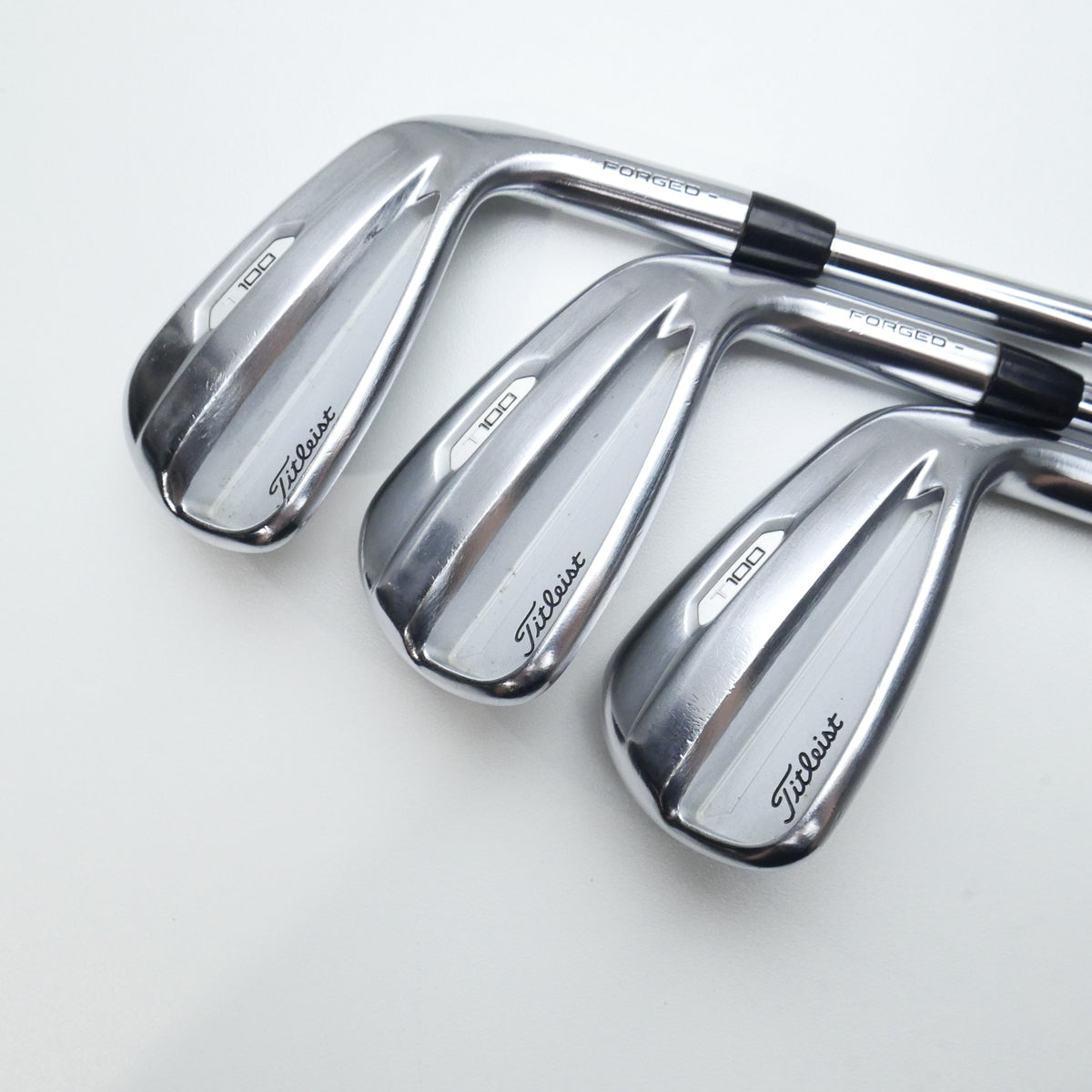 Used Titleist T100 2021 Iron Set / 4 - PW / Stiff Flex