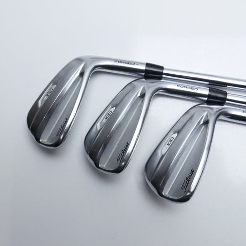 Used Titleist T100 2021 Iron Set / 4 - PW / Stiff Flex