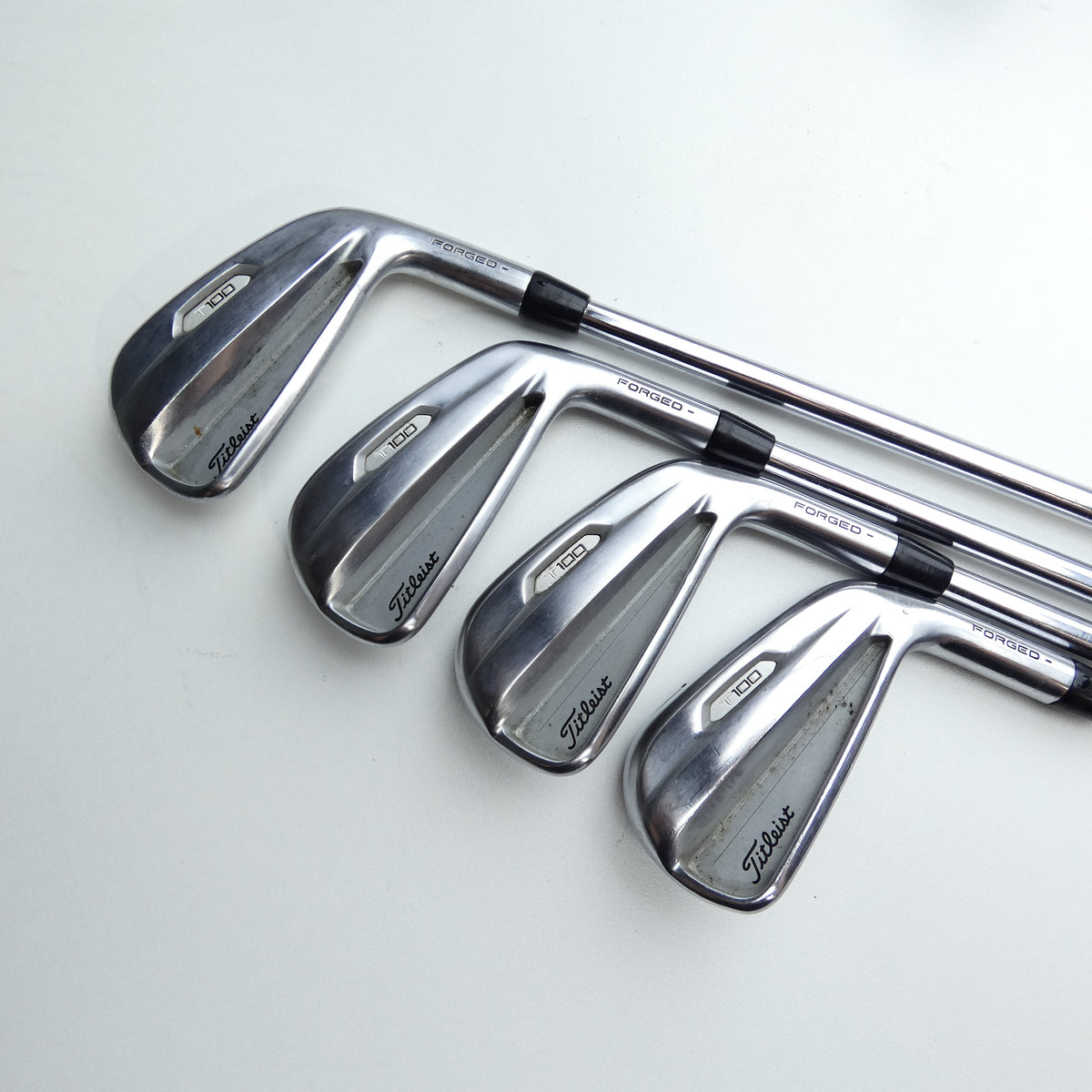 Used Titleist T100 2021 Iron Set / 4 - PW / Stiff Flex