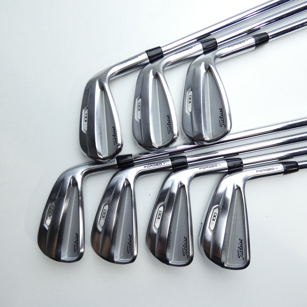 Used Titleist T100 2021 Iron Set / 4 - PW / X-Stiff Flex