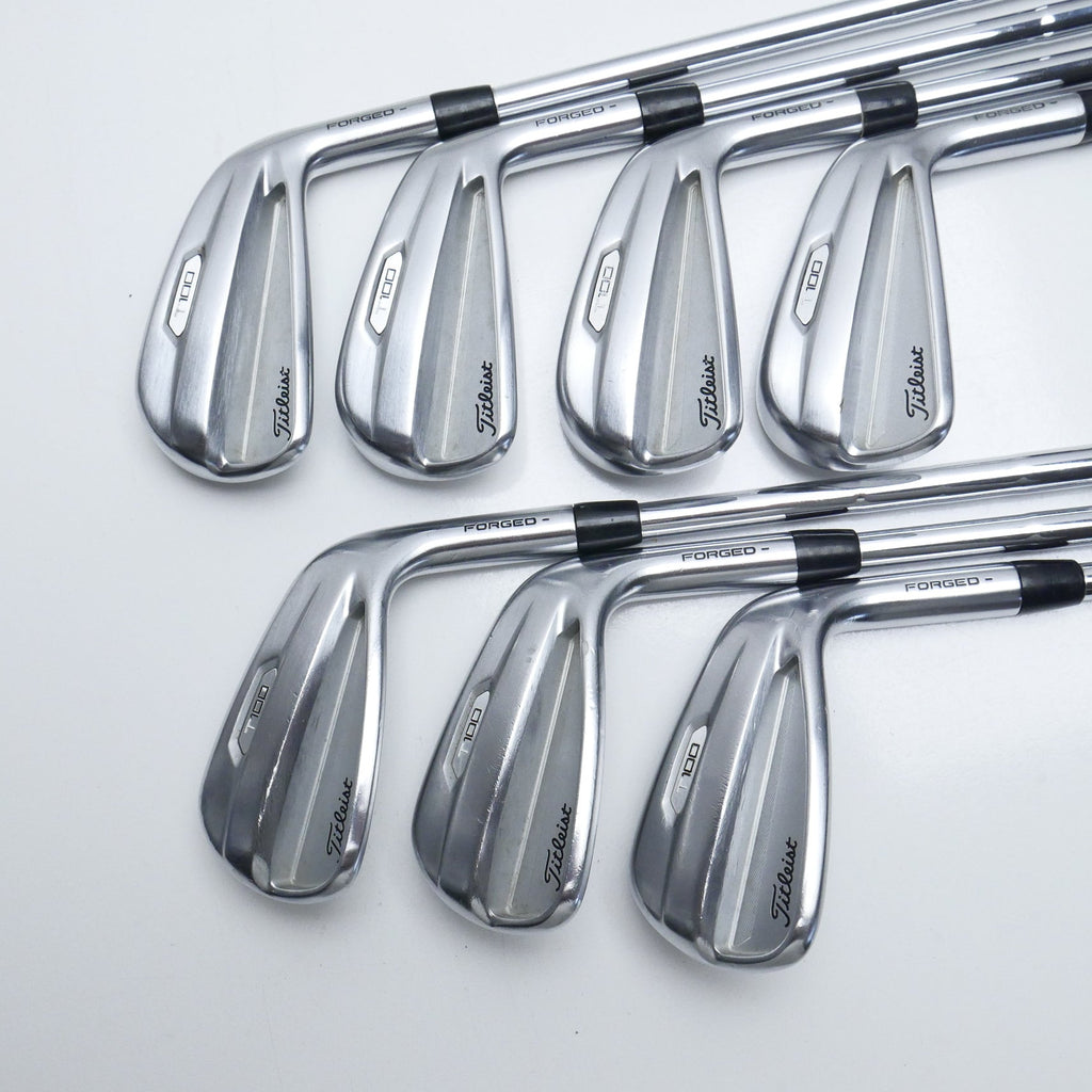 Used Titleist T100 2021 Iron Set / 4 - PW / X-Stiff Flex