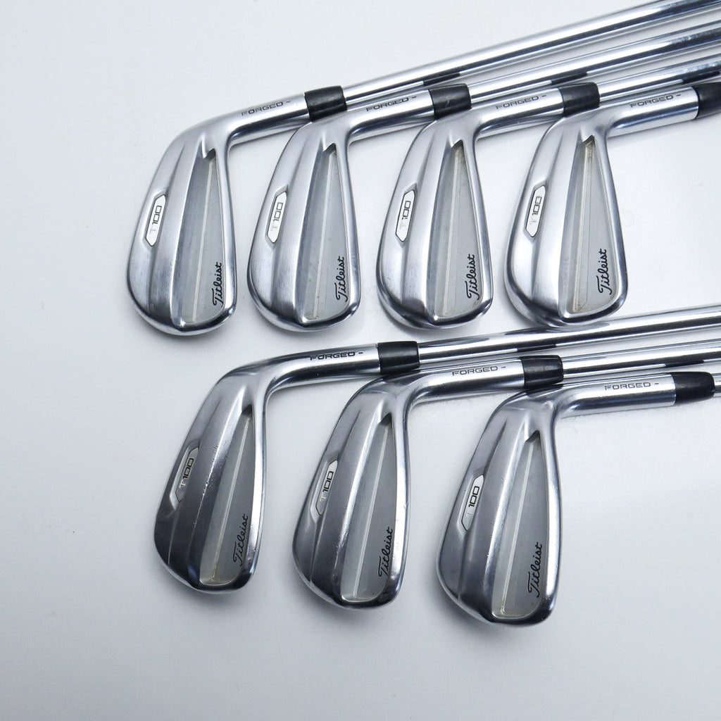 Used Titleist T100 2021 Iron Set / 4 - PW / X-Stiff Flex