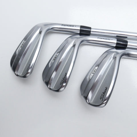 Used Titleist T100 2021 Iron Set / 5 - PW + 50° / Stiff Flex