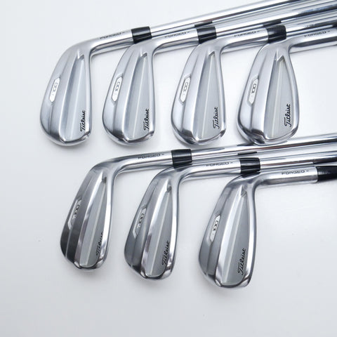 Used Titleist T100 2021 Iron Set / 5 - PW + 50° / Stiff Flex