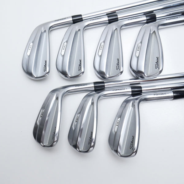 Used Titleist T100 2021 Iron Set / 5 - PW + 50° / Stiff Flex