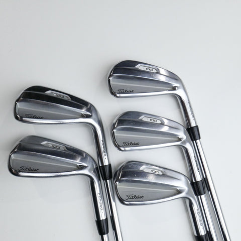 Used Titleist T100 2021 Iron Set / 6 - PW / Regular Flex