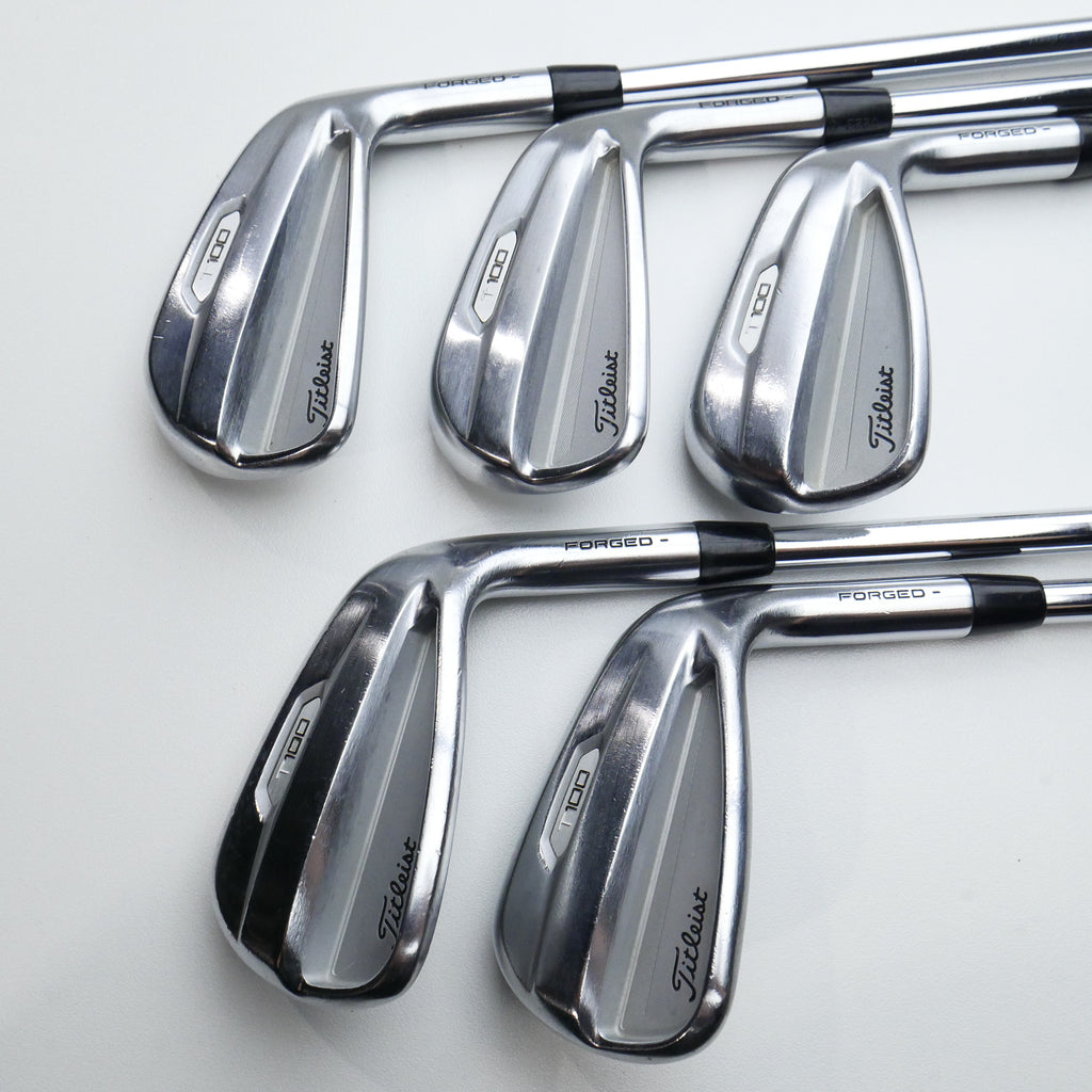 Used Titleist T100 2021 Iron Set / 6 - PW / Regular Flex