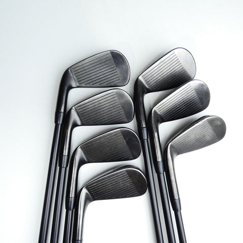 Used Titleist T100 2023 Black Vapor Iron Set / 4 - PW / Stiff Flex