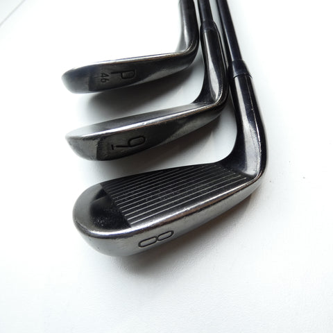 Used Titleist T100 2023 Black Vapor Iron Set / 4 - PW / Stiff Flex