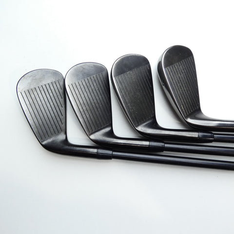 Used Titleist T100 2023 Black Vapor Iron Set / 4 - PW / Stiff Flex