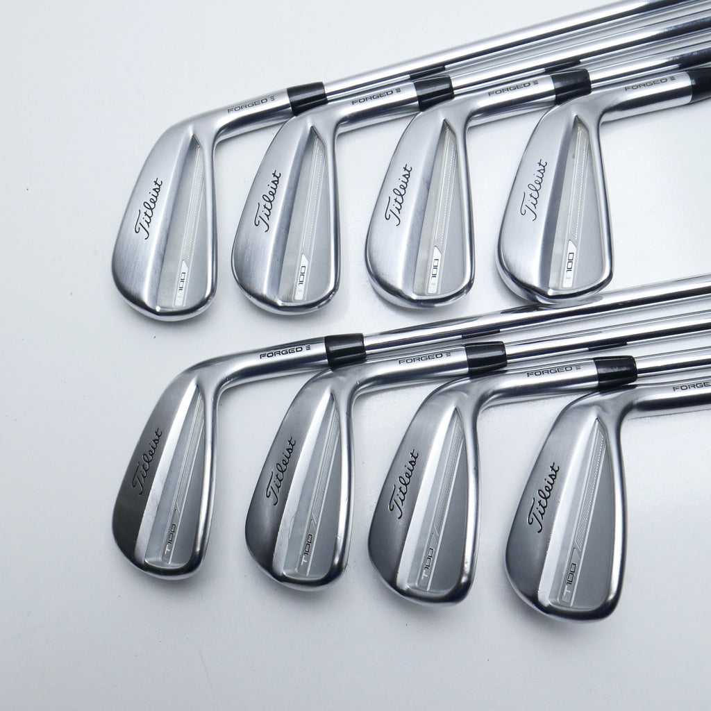 Used Titleist T100 2023 Iron Set / 4 - PW + 50° / Stiff Flex