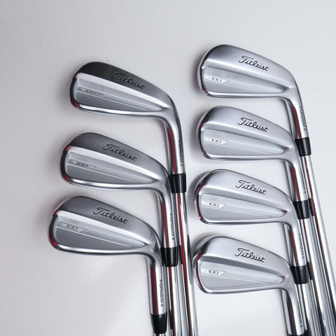Used Titleist T100 2023 Iron Set / 4 - PW / Stiff Flex