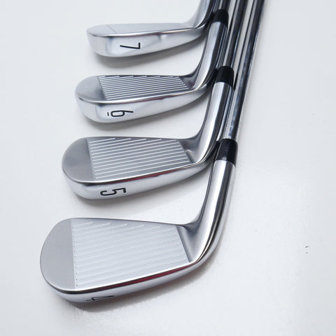 Used Titleist T100 2023 Iron Set / 4 - PW / Stiff Flex