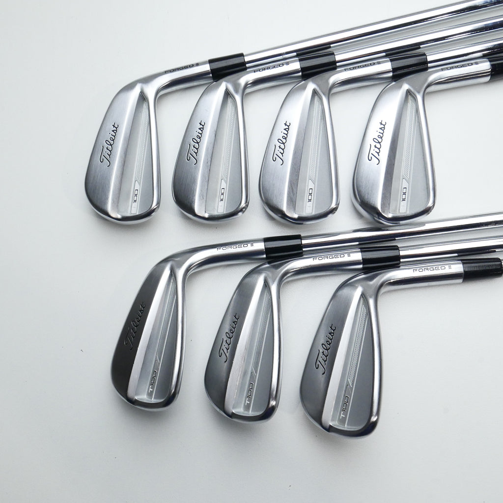 Used Titleist T100 2023 Iron Set / 4 - PW / Stiff Flex