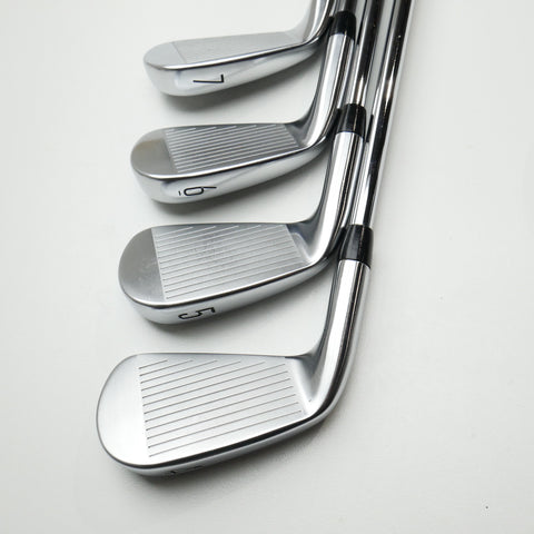 Used Titleist T100 2023 Iron Set / 4 - PW / X-Stiff Flex