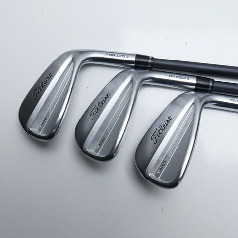 Used Titleist T100 2023 Iron Set / 4 - PW / X-Stiff Flex / Modus Blackout