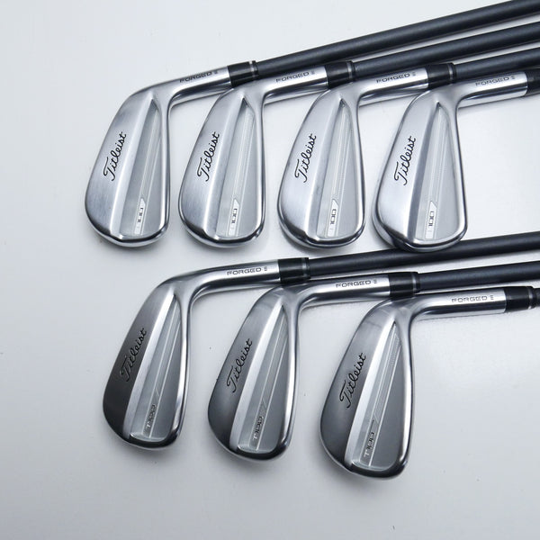 Used Titleist T100 2023 Iron Set / 4 - PW / X-Stiff Flex / Modus Blackout