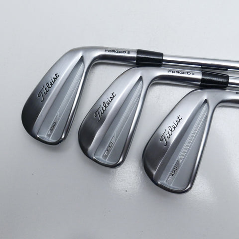Used Titleist T100 2023 Iron Set / 5 - PW / Stiff Flex