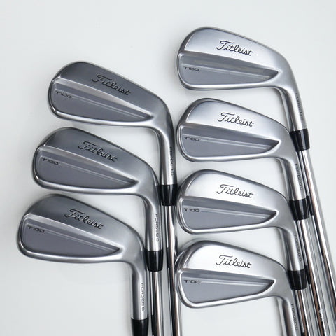 Used Titleist T100 2025 Iron Set / 4 - PW / Stiff Flex