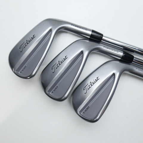 Used Titleist T100 2025 Iron Set / 4 - PW / Stiff Flex