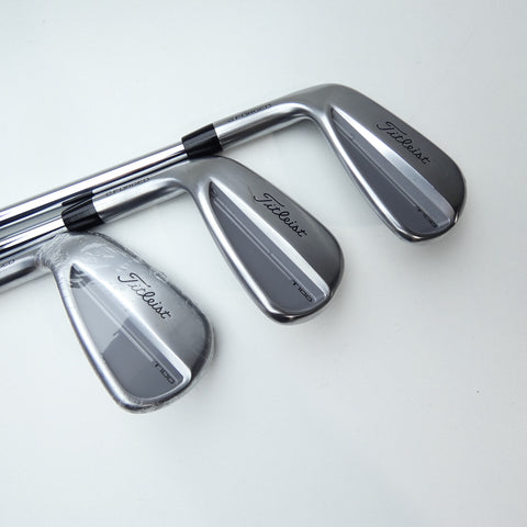Used Titleist T100 2025 Iron Set / 4 - PW / Stiff Flex / Left-Handed