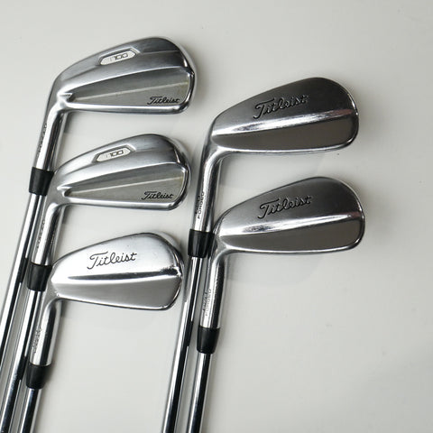 Used Titleist T100 & 620 MB Combo Iron Set / 5 - 9 IRON / X-Stiff / Left-Handed
