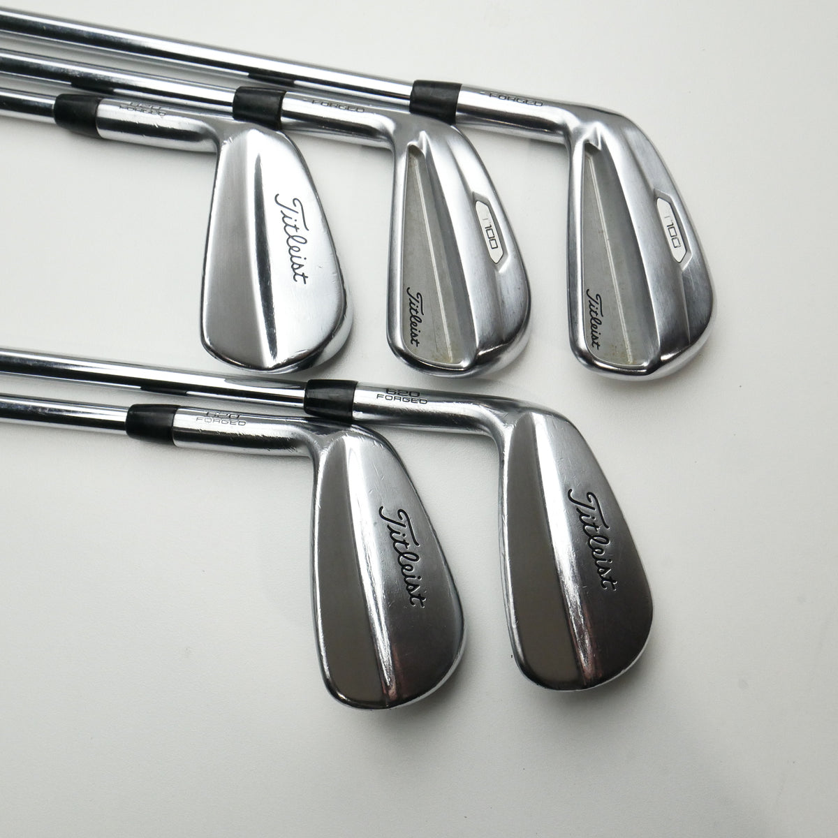Used Titleist T100 & 620 MB Combo Iron Set / 5 - 9 IRON / X-Stiff / Left-Handed