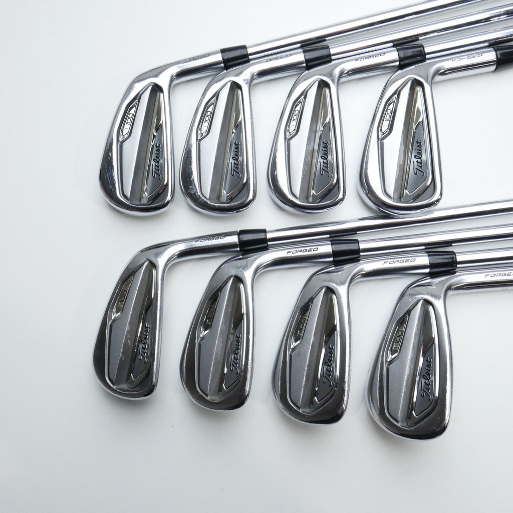 Used Titleist T100 Iron Set / 3 - PW / Stiff Flex
