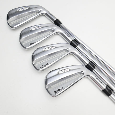 Used Titleist T100S 2021 Iron Set / 3 - PW / Stiff Flex