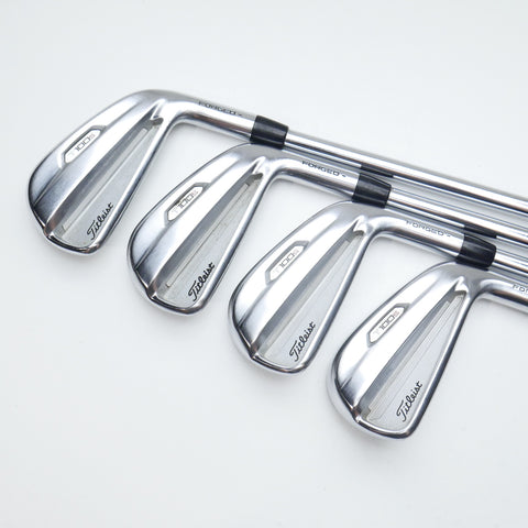 Used Titleist T100S 2021 Iron Set / 4 - PW + 48° / X-Stiff Flex
