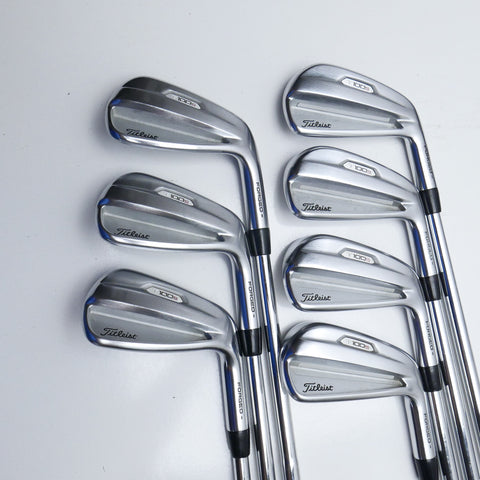 Used Titleist T100S 2021 Iron Set / 4 - PW / Stiff Flex