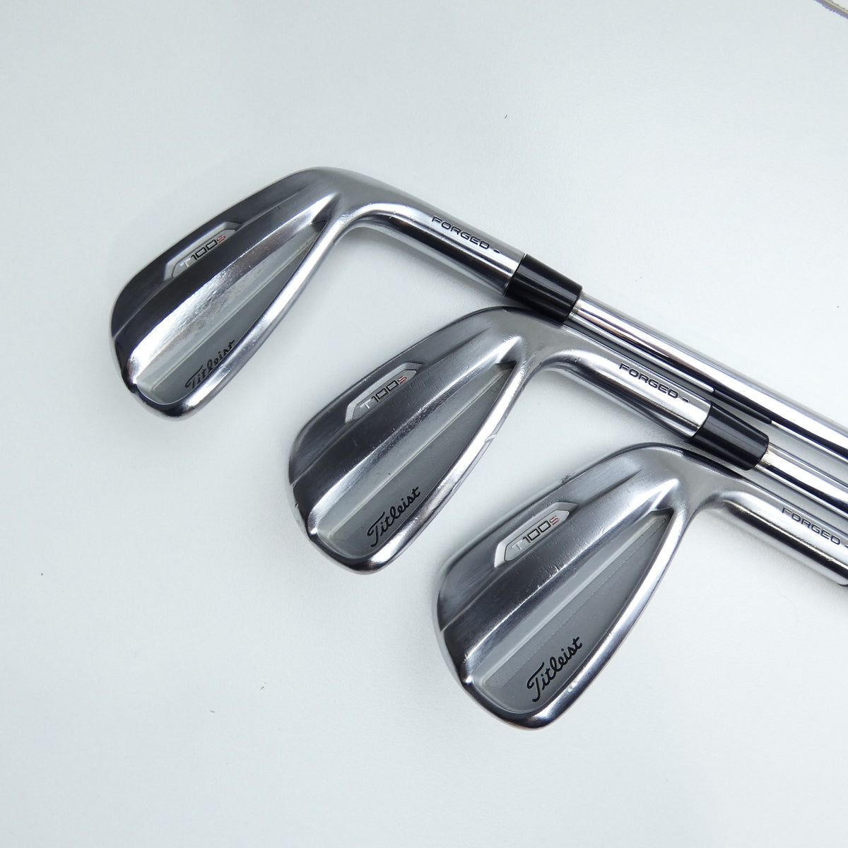 Used Titleist T100S 2021 Iron Set / 4 - PW / Stiff Flex