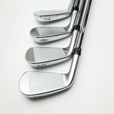 Used Titleist T100S 2021 Iron Set / 4 - PW / Stiff Flex