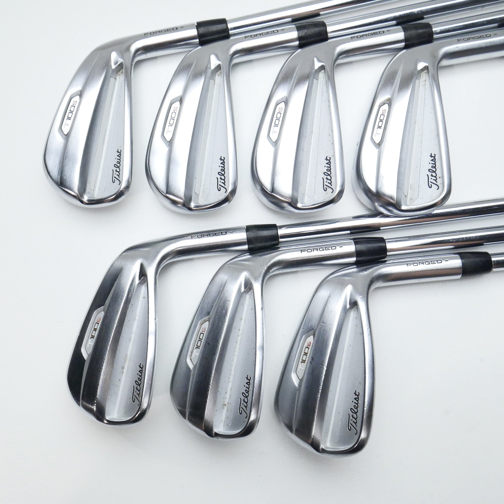Used Titleist T100S 2021 Iron Set / 4 - PW / Stiff Flex