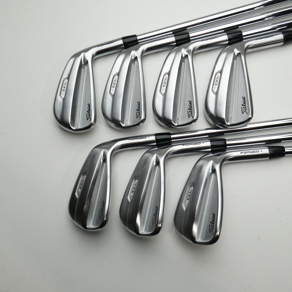 Used Titleist T100S 2021 Iron Set / 4 - PW / Stiff Flex