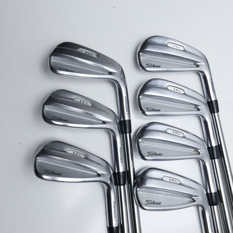 Used Titleist T100S 2021 Iron Set / 5 - PW + 48° / Stiff Flex