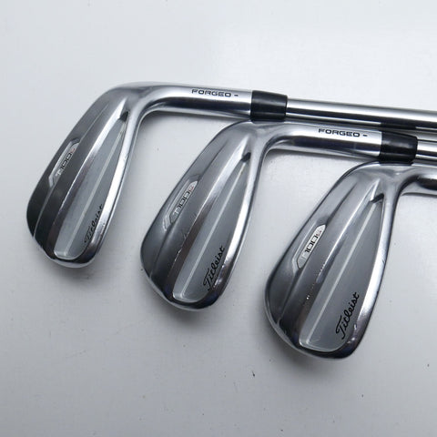 Used Titleist T100S 2021 Iron Set / 5 - PW + 48° / Stiff Flex