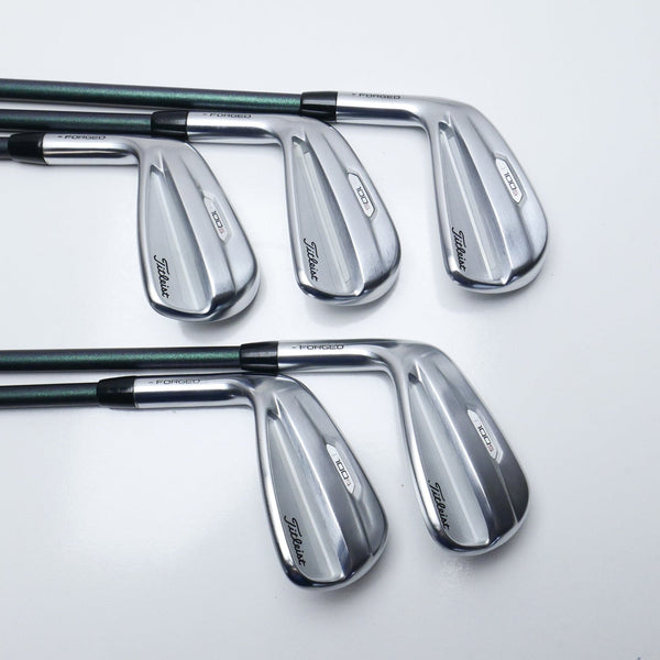 Used Titleist T100S 2021 Iron Set / 6 - PW / Stiff Flex / Left-Handed