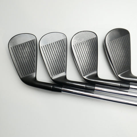 Used Titleist T100S Black Iron Set / 3 - PW / Regular Flex