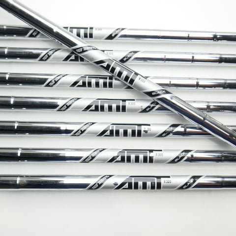 Used Titleist T100S Black Iron Set / 3 - PW / Stiff Flex