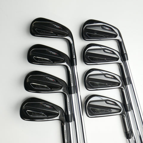 Used Titleist T100S Black Iron Set / 3 - PW / Stiff Flex