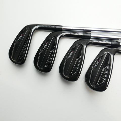 Used Titleist T100S Black Iron Set / 3 - PW / Stiff Flex