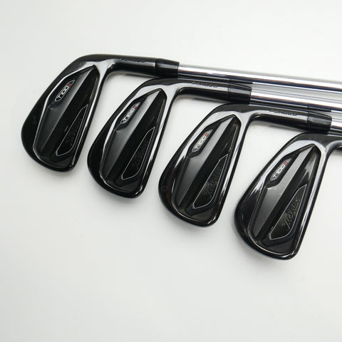 Used Titleist T100S Black Iron Set / 3 - PW / Stiff Flex