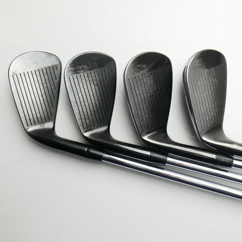 Used Titleist T100S Black Iron Set / 3 - PW / Stiff Flex