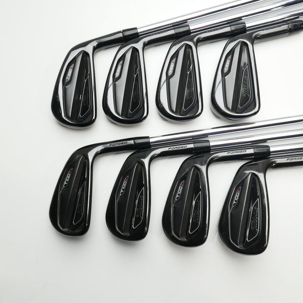 Used Titleist T100S Black Iron Set / 3 - PW / Stiff Flex