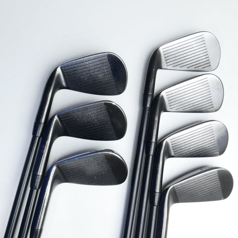 Used Titleist T100S Black Iron Set / 4 - PW / Stiff Flex